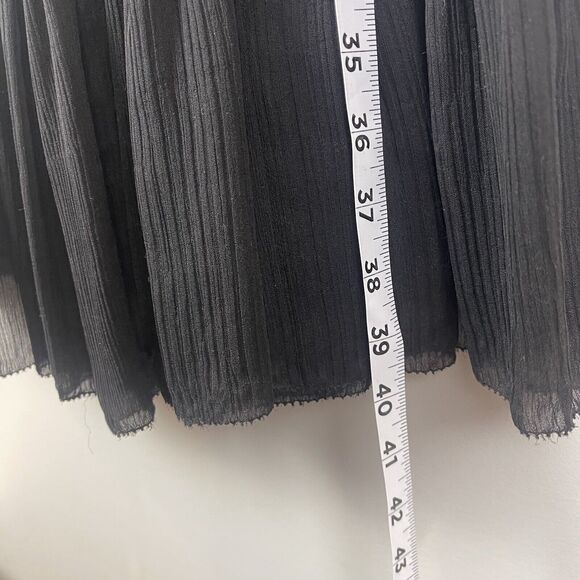 3.1 Phillip Lim Womens Silk Dress Size 0 Black Cream Embellished Flowy Cocktail - Picture 12 of 14